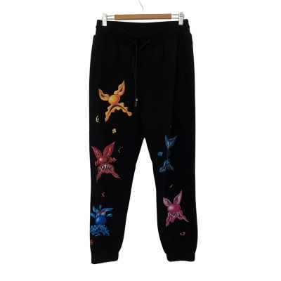Carré x Kenny Scharf Mens  Size M Track Pants Black  