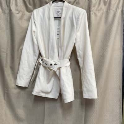 Seed Heritage Womens  Size 8 Blazer White 