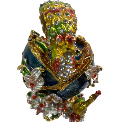Peacocks Jewels Trinket Box 