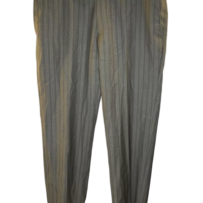  Mens Size M Trousers Grey / Striped 