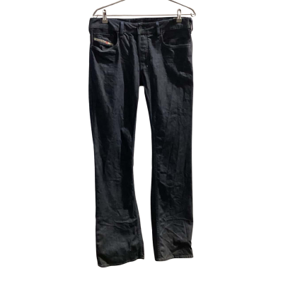 Diesel Mens Size 32 Navy Blue Regular Bootcut Jeans