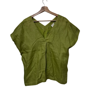 Monoloq Linen Top Green Size 36/S