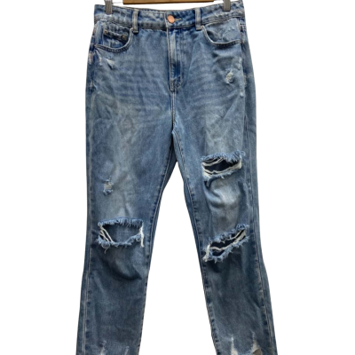 Decjuba Womens  Size 10 High-Waisted / Straight Leg Jeans Blue 