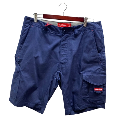 Hard Yakka Mens  Size 34 Cargo Shorts Navy Blue 