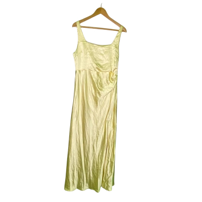 Billy j Womens  Size 14 Maxi Dress Yellow 