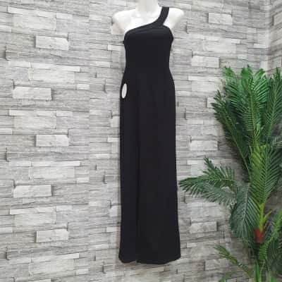 Pilgrim Womens  Size 6 Maxi Dress Black  
