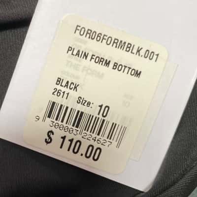  Womens  Size 10 Black  Bikini Bottom