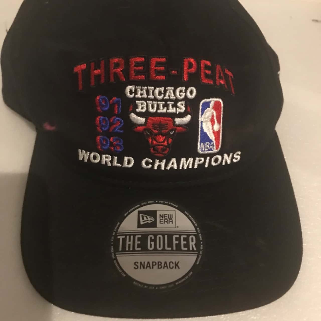 Mens Chicago Bulls World Champions Black Cap(s)