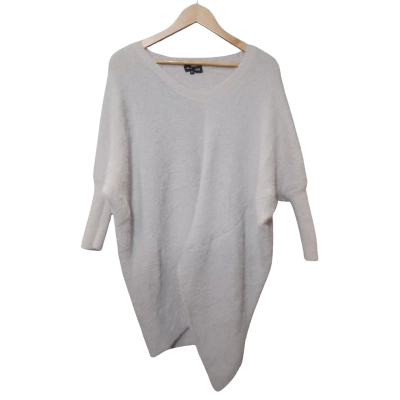 Olla Oh Women's  Size M Grey Wool-blend Jumper 