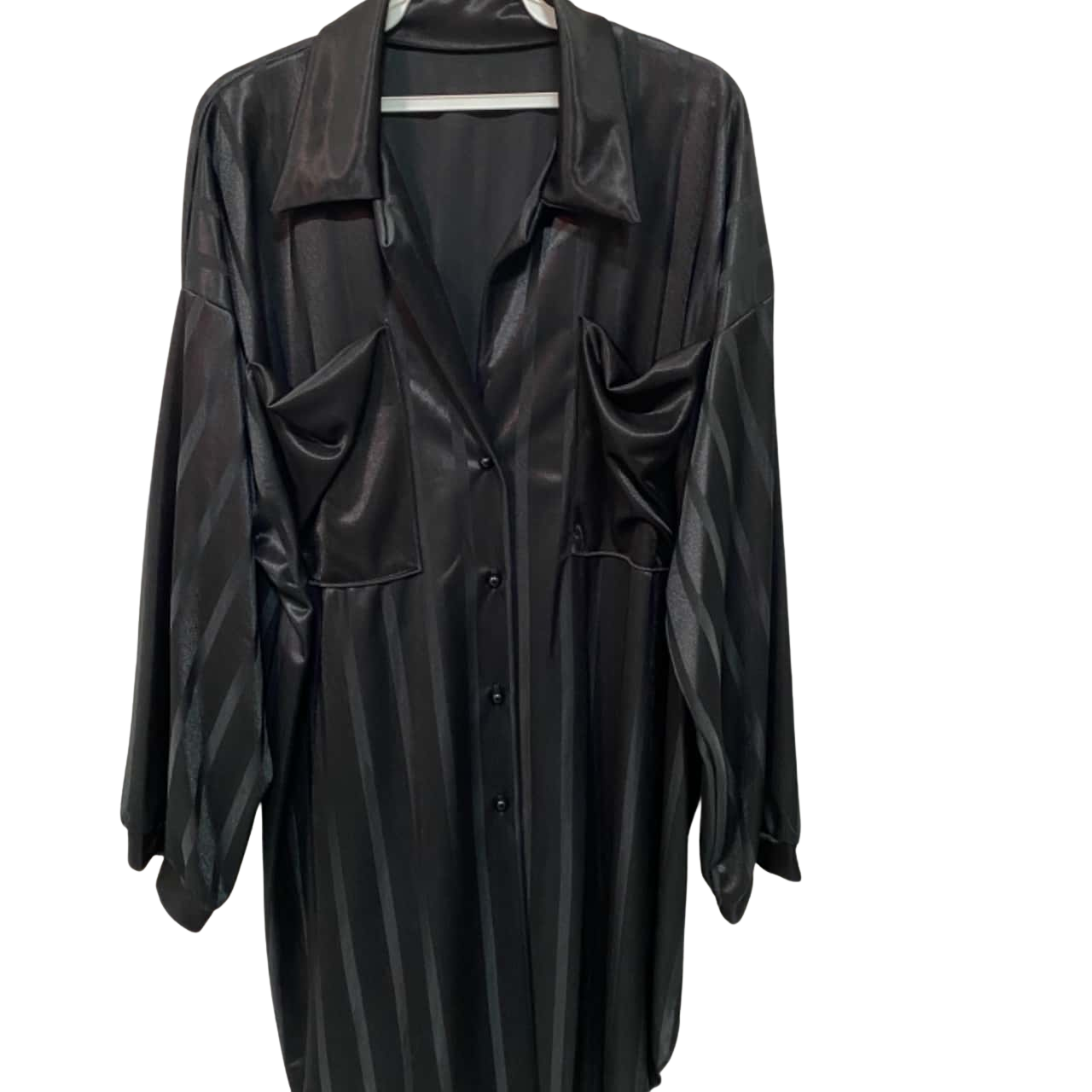 Midnight Sparkle Button-Up Shirt