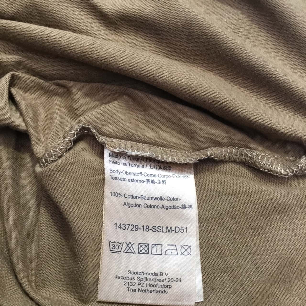 Women’s Scotch & Soda Size S Short Sleeve Brown (s)