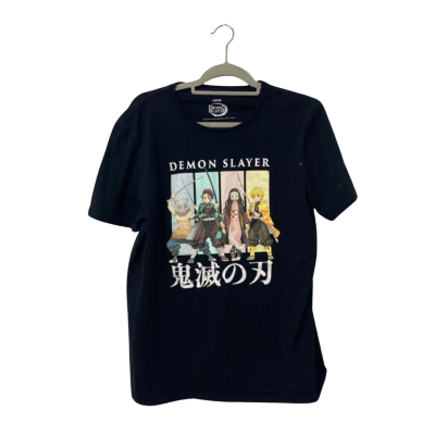 Demon Slayer T Shirt Size L Black  