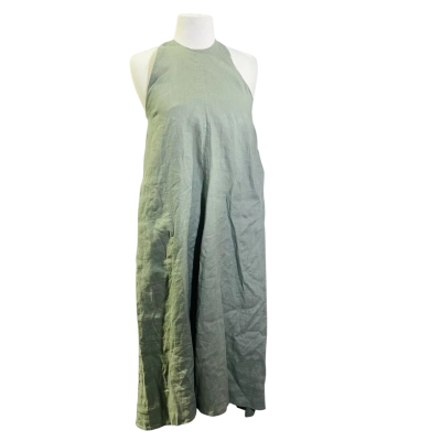 DECJUBA Size 8 Shoestring Strap Dress Green 