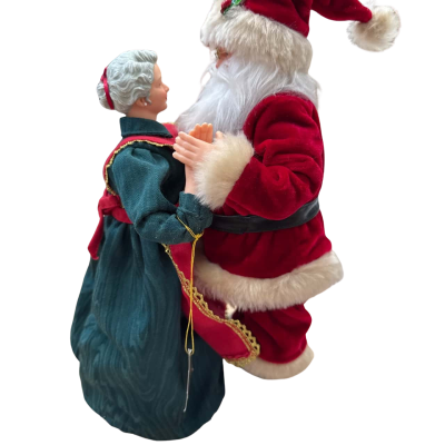 Bradford Exchange THOMAS KINKADE Santa's Dance Mrs. Claus Musical Animated