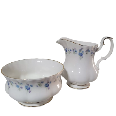Royal Albert Sugar Bowl and Creamer