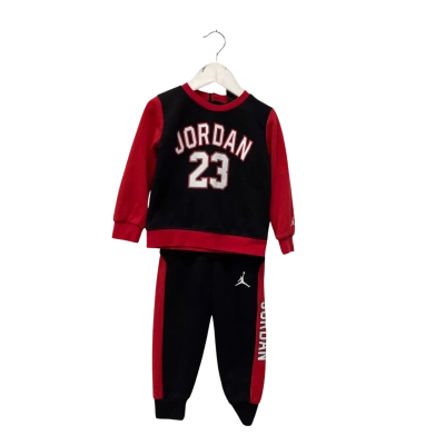 Jordan Kids  Size 18-24m Black  / Red / White 