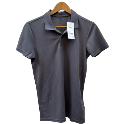 BNWT Puma Mens Size S Grey Polo