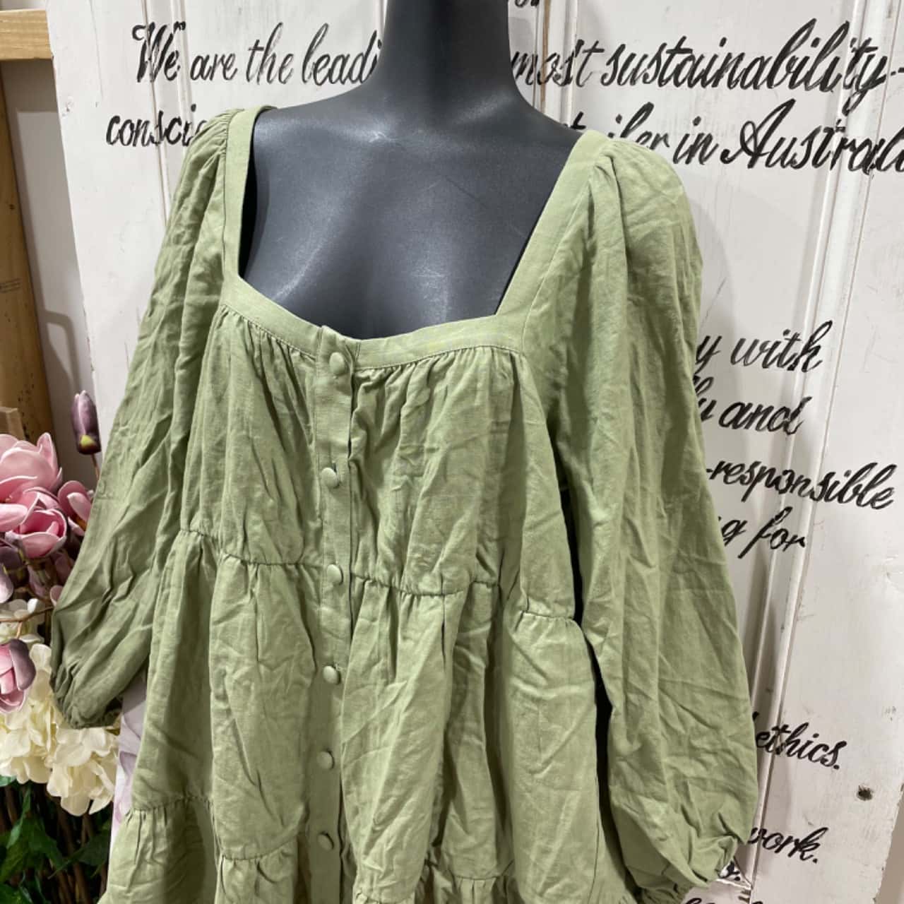 LINEN & VISCOUS BLEND!! AS NEW!! SPORTSGIRL BRAND!! Womens Size 10