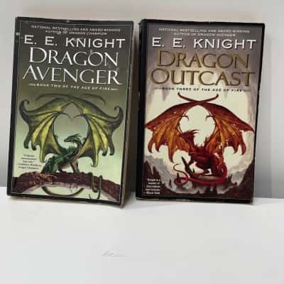 E.E Knight dragon books x2