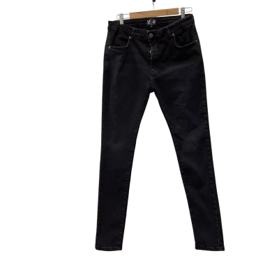 SikSilk - Men's Black Skinny Jeans Size XL