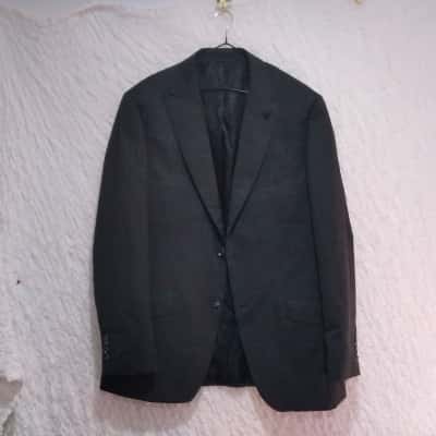 Peter Jackson Mens Size XL Suit Jacket Black  / Grey 