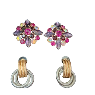  2 x Womens Earrings 