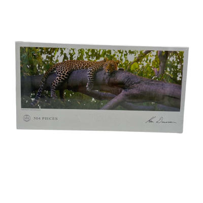 BNIB Ken Duncan ‘Animals of the Wild’ series 504 piece jigsaw ‘Leopard Botswana’