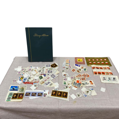 Stamp Album and Polish Stamp Collection 