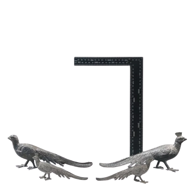 Set of 4 Pheasant Family Rare Vintage Collectible 