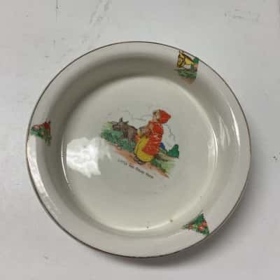 Cream petal grind key England little red riding hood bowl