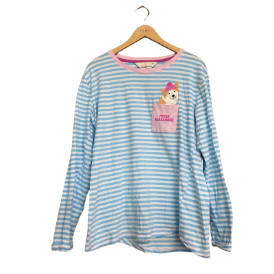 Peter Alexander Womens  Size M T-shirts Striped 