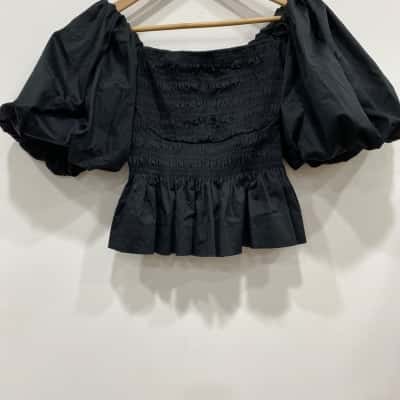 Sheike Womens  Size 12 Cropped Top Black  