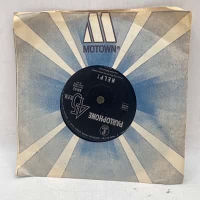 45 RPM Single  Beatles Help 1965 Fair Cond