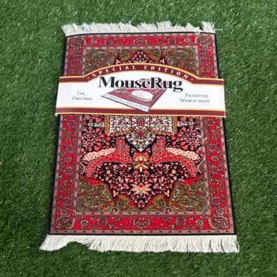 The “Art Deco Sarouk” Mouse Rug (New)