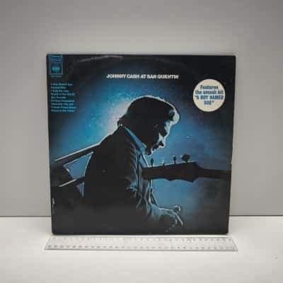 Johnny Cash At San Quentin Vinyl LP CBS Australian SBP 233760 Hype