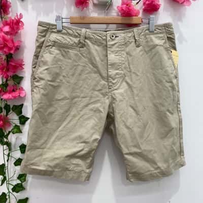 White Stuff Mens Classic Chino Shorts Size 34 Beige 