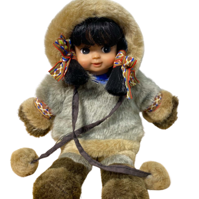 Vintage Alaskan Yupik Eskimo Skookum Tribe collector Doll