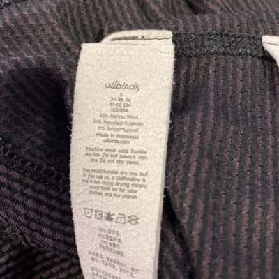Allbirds Womens Size S Sports Top Black  