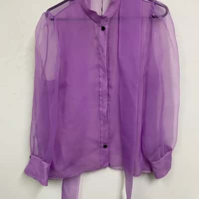Zara Womens  Size XL Blouse Purple 