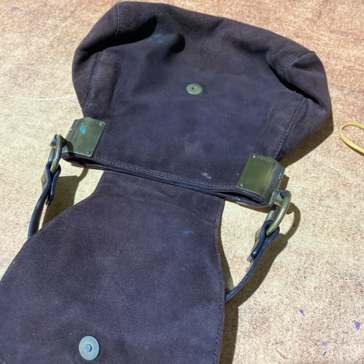 Spada Rucksack Vintage Escada Suede Bag Made In Italy (s) - Used Good | Salvos Stores
