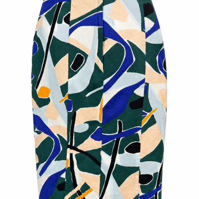 Gorman Multicolour Abstract Print Midi Skirt – Size 8