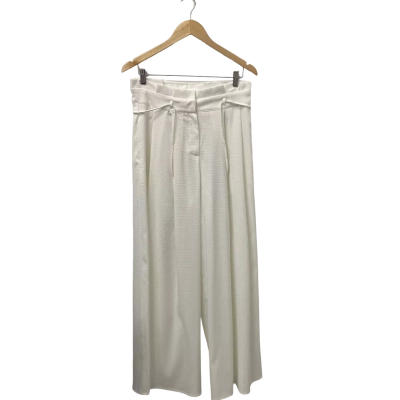 Whyte Valentyne Womens  Size 12 Wide Leg Pants White 