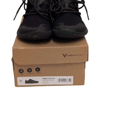 Vivobarefoot Primus Lite II Black Shoes Size 35EU