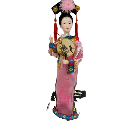 Japanese Geisha Girl with Fan 