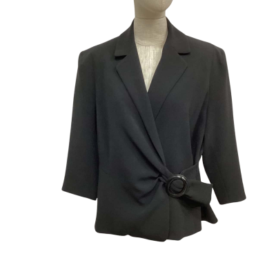 Perri Cutten Womens  Size 14 Blazer Black  