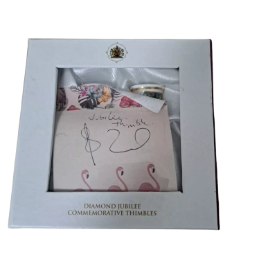 Diamond Jubilee Commerative Thimbles
