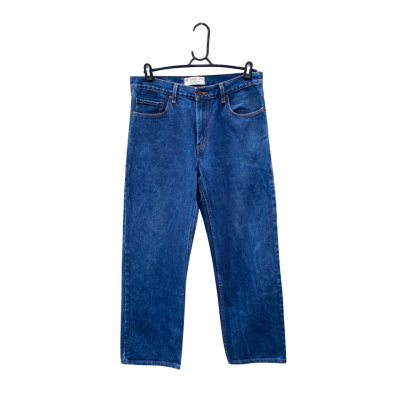 Mens Signature By Levi Strauss Size W87 Relaxed Fit Jeans Blue