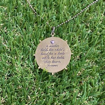  Womens Palas Mother Child Proverb Necklace