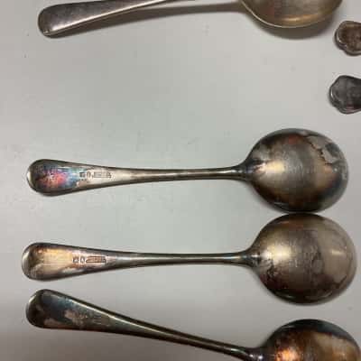 Assorted silver forks and spoons