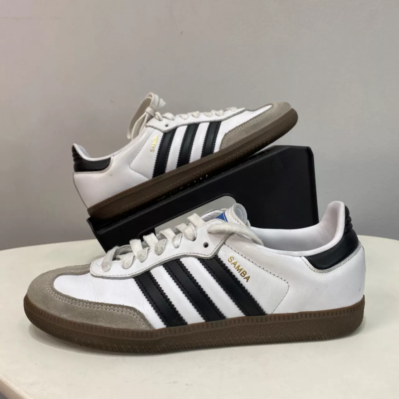 Adidas Samba Youth Mens Size 6 Sneakers / Trainers Black / White (s)